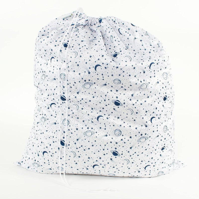 OsoCozy Cloth Diaper Pail Liner - Reusable, Washable, Waterproof Wet Bag with Drawstring. Excellent for Diaper Pails, Garbage Cans, Laundry, Recycling and Storage - Starry Night - Image 3